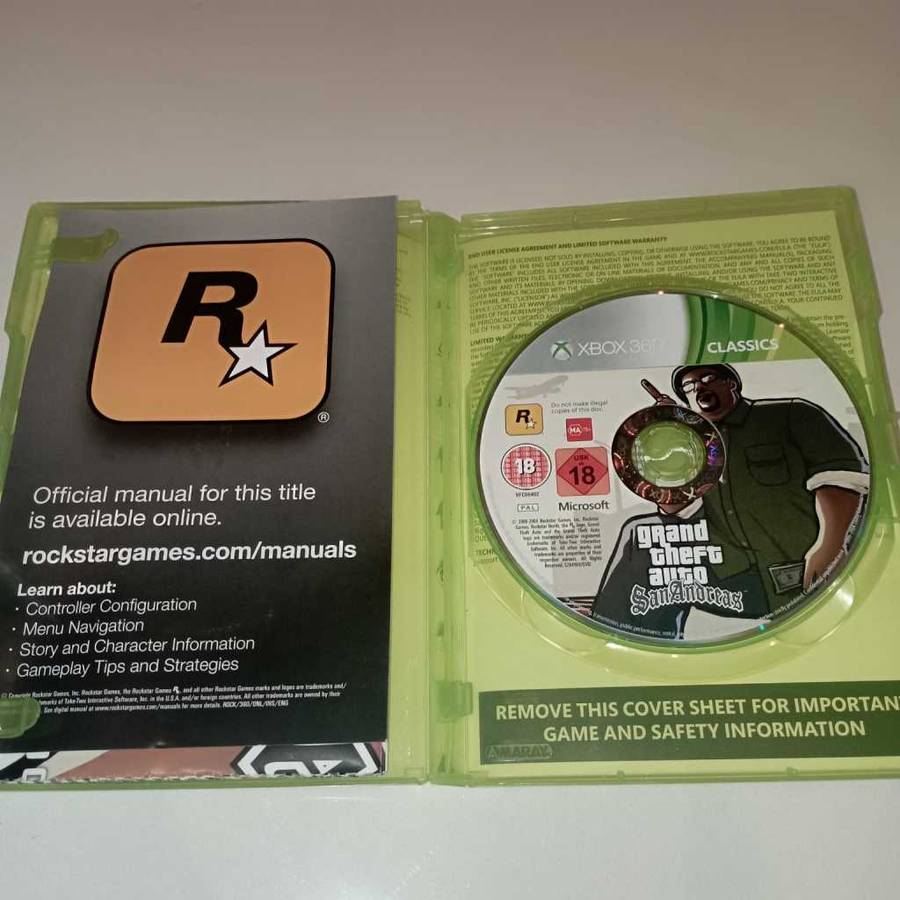 Grand Theft Auto: San Andreas [Xbox360]  **incl. Game Map in excellent condition**